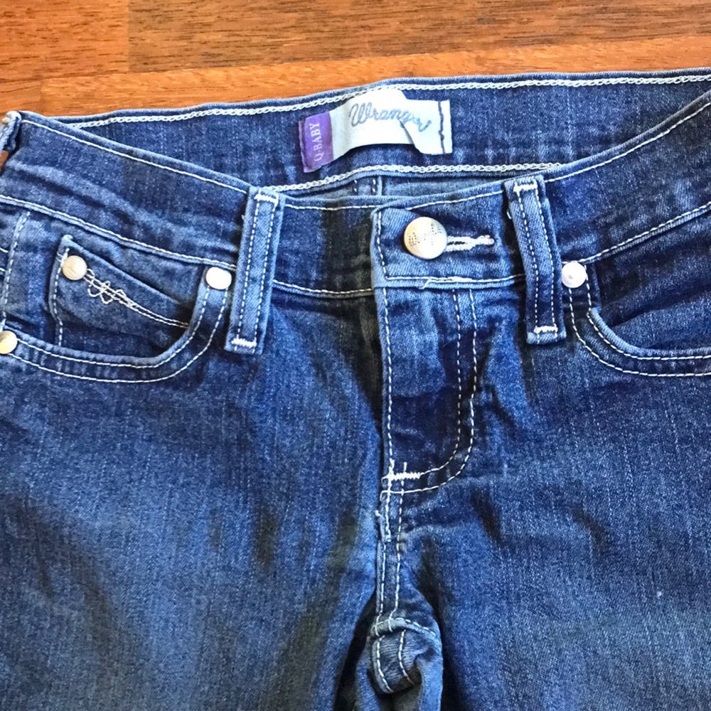 Wrangler girls boot cut jeans size 7